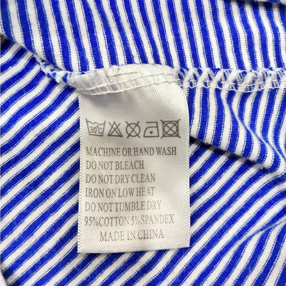 Blended Spirit Blue & White Baseball Dress Sports Summer Outfit 6m - Picture 12 of 12